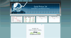 Desktop Screenshot of daily-gold-price.com