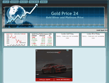 Tablet Screenshot of daily-gold-price.com